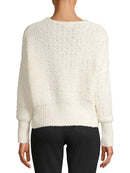 Time and Tru Women's Tape Yarn Pullover Sweater