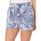 Celebrity Pink Women's Purple Swirl Printed Fleece Short