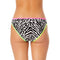 No Boundaries Juniors' Zebra Swirl Tricot Multi High Leg Bikini Bottom