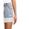 No Boundaries Juniors' Medium Wash Bleach Dip High Rise Denim Shorts