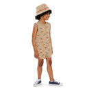 Wonder Nation Baby and Toddler Boys' Urban Khaki Print One-Piece Playsuit and Bucket Hat Set