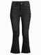 No Boundaries Washed Black Juniors' Crop Kick Flare Jeans