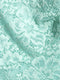 No Boundaries Mist Mint Juniors' Cinched V-Neck Quarter Sleeve Lace Top