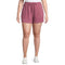 Terra and Sky Women's Plus Size Elegant Mauve Pull On Knit Shorts