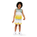 Wonder Nation Baby and Toddler Boy Milieu Green Tie Dye T-Shirt, Tank Top and Shorts Outfit Set