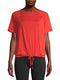 Avia Tomato Sauce Women's Active Blouson Tee