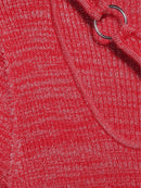 No Boundaries Brilliant Red Short Sleeve Teardrop Dress