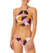 No Boundaries Juniors' Prairie Tricot Patchwork Mid Rise Bikini Bottom