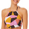 No Boundaries Juniors' Prairie Tricot Patchwork Bandana Bikini Top