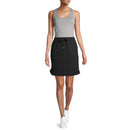 Athletic Works Women's Black Soot Athleisure Commuter Skort