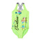 Justice Girls Electric Lime 1 Piece Multi Straps Swimsuit